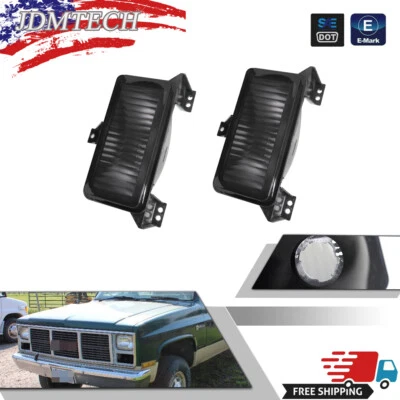 Luces de estacionamiento de señal de giro delanteras para camioneta Chevrolet GMC carcasa humo Foto 1 de 4