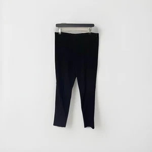 Emporio Armani Women's Black Trousers Size UK 12 W32 L30 100% Wool Designer - Picture 1 of 14