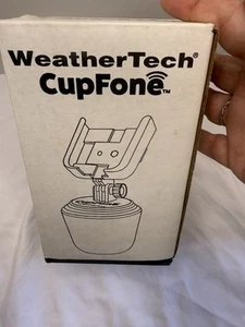 NIB NEW Weather Tech CupFone  - Universal Car Phone Holder For Cup Holder Black - Photo 1 sur 6