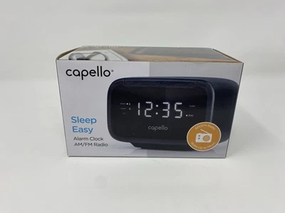 Capello Sleep Easy Alarm Clock AM/FM Radio – New in Box - Image 1 of 4