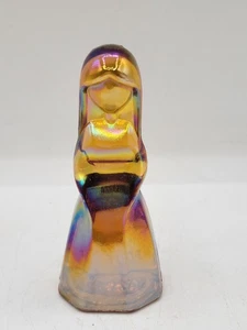 "Figura de 4,25"" Mosser Glass Jenny Doll Vi Hunter caléndula vidrio carnaval 1982"  - Imagen 1 de 6
