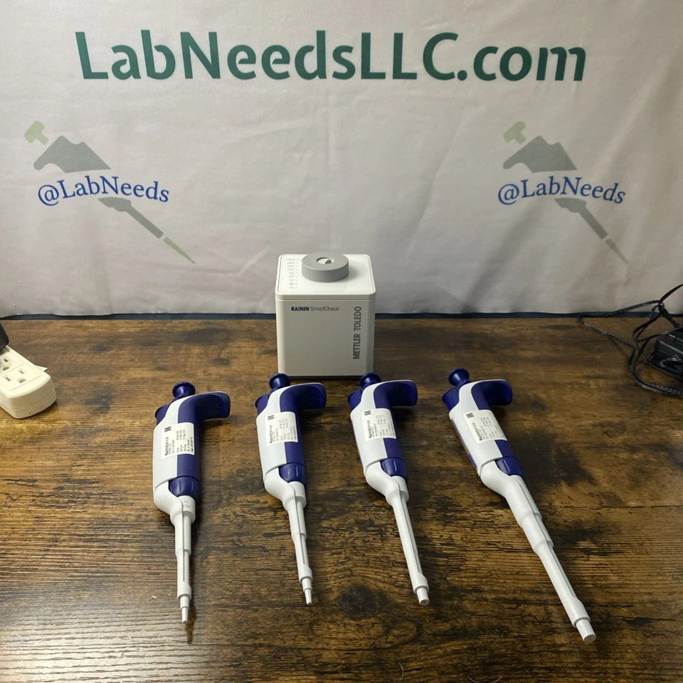Rainin PipetLite  XLS LTS Pipette Set  L1000, 200, 20, & 2 Calibrated Sep 2025 - Image 1 of 4