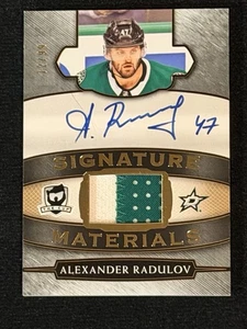 2018-19 The Cup Alexander Radulov Signature Materials Patch Auto /99 Stars - Bild 1 von 2
