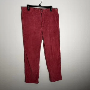 Woolrich Damen Raspberry Cordhose Reißverschluss Knopfleiste Gesäßtaschen M - Bild 1 von 10