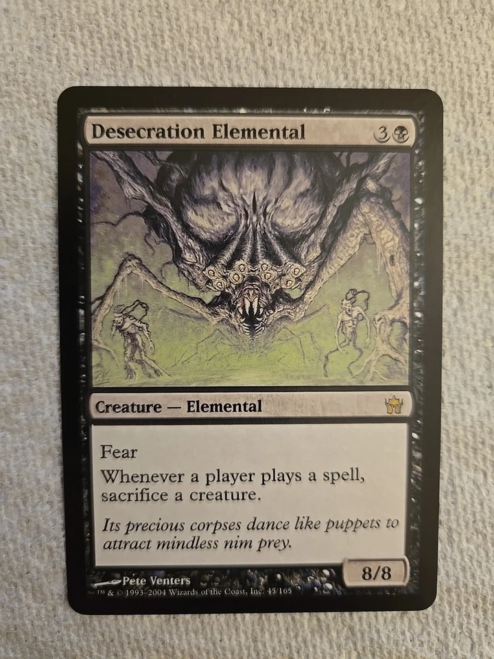 MTG Desecration Elemental Fifth Dawn NM - Image 1 of 1