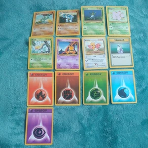 Old Vintage Wotc Pokemon Tcg Bundle Joblot X13 Cards No Duplicates - Foto 1 di 10