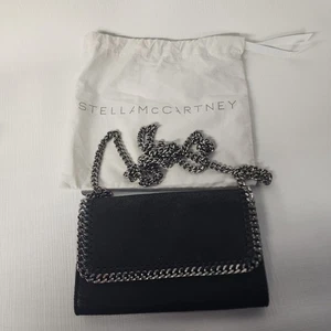 Stella McCartney Falabella Chain Crossbody Bag Schwarz Vegan Neu Nie Benutzt Italy - Bild 1 von 8