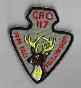 Croatan Lodge 117 1978 Fall Fellowship BLK Bdr East Carolina NC - Picture 1 of 1