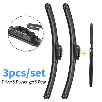 Xkorr 24"22"14" Front and Rear Wiper Blades Fit for 2004-2003 Volvo XC90, 3pcs - Image 1 of 4