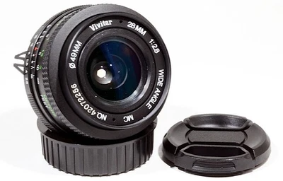 Vivitar 28mm F/2.8 AI Manual Focus Lens For Nikon - Image 1 of 2
