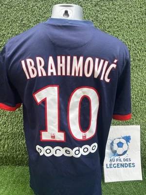 Maillot Jersey Camiseta Maglia Nike Home PSG Ibrahimovic Football Shirt - Photo 1/4