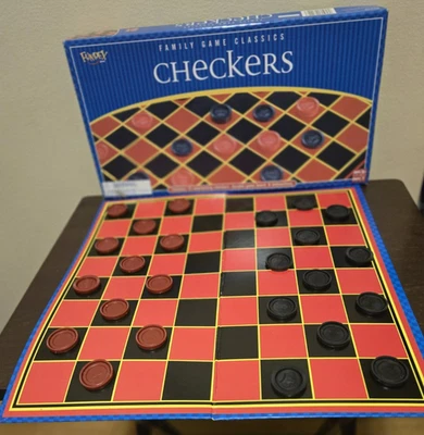 Fundex Family Game Night Classics Checkers Board Game  - Pre-owned - VGC - Image 1 of 2