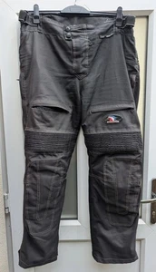 KOORD Motorcycle Trousers Waterproof Cordura Armour Protection Knee/Hip Pads - Picture 1 of 18