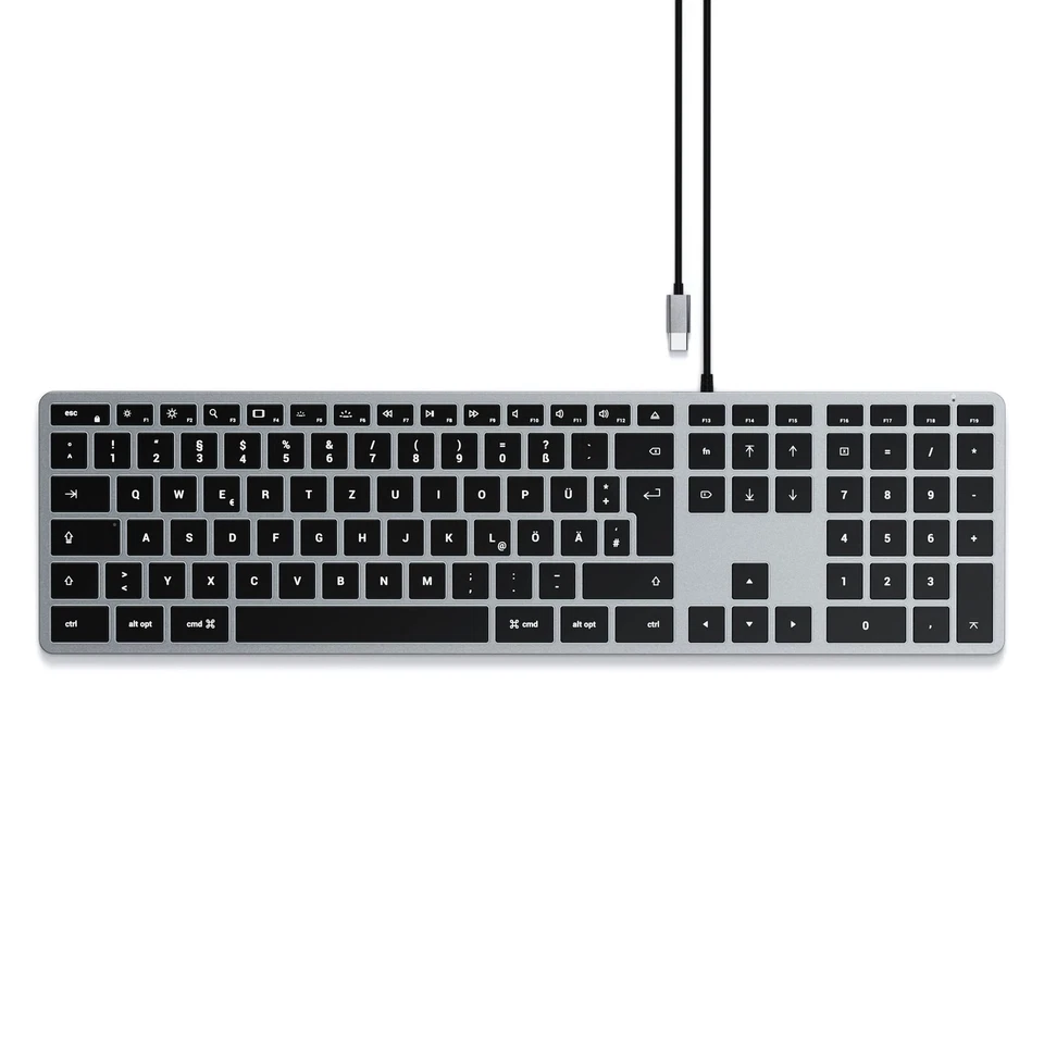 Satechi Slim W3 Wired Keyboard German (QWERTZ) - Image 1 of 4