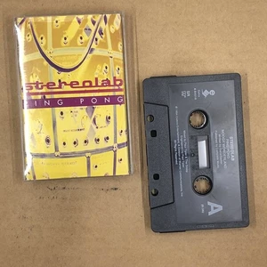 STEREOLAB Cassette Tape 90s Electronic Indie PING PONG CASSINGLE PROMO - Picture 1 of 7