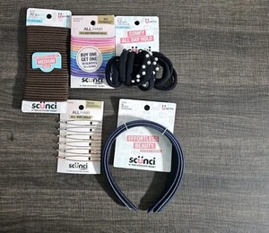SCUNCI Asstd ELASTIC, CLIPS & HEADBAND BUNDLE!! - Picture 1 of 6