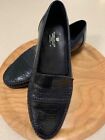 Stuart McGuire Men’s Loafers Sz 9.5 W Black Leather Made in Italy