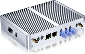Fanless Mini PC, Desktop Computer 12th Alder Lake-N100, up to 3.4GHz, 16G DDR... - Picture 1 of 10