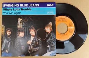 SP 45T The Swinging Blue Jeans – Whole Lotta Trouble Fra 1980 NEUF, MINT, PROMO - Bild 1 von 3