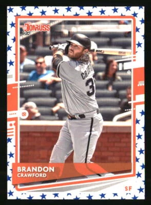 Brandon Crawford 2020 Donruss Independence Day #189 Baseball Card - Image 1 of 2