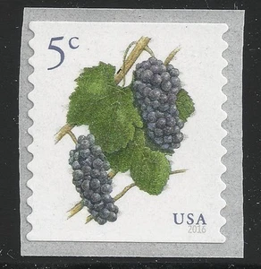 US Scott #5038, Single 2016 Grapes 5c VF MNH - Picture 1 of 1