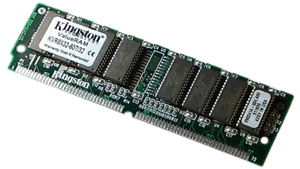 Kingston 32 MB (1x - 32 MB) KVR8X32-60ET/32 EDO-RAM 72-pin 8Mx32 non-Parity PS/2 - Bild 1 von 1
