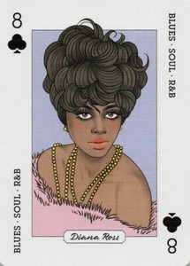 Diana Ross The Supremes Single Swap Playing Card  - 1 Card
