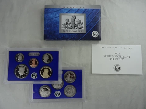 2022-S US Mint Proof Set with COA & Box 10 Coins  United States Cover