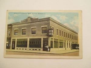 Parsons Kansas Postcard parsons Commercial bank KS - Picture 1 of 2