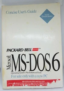 Packard Bell Microsoft MS-DOS 6 Guida utente concisa - Foto 1 di 3