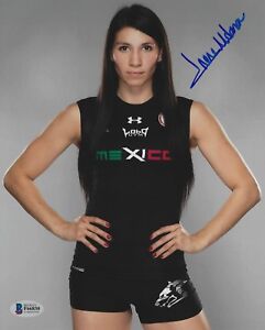 Irene Aldana Signed UFC 8x10 Photo BAS Beckett COA Invicta Picture Autograph 830