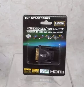 *NEW* DVI Male to HDMI Female Gold Plated Converter for HDTV / Monitor - Picture 1 of 5