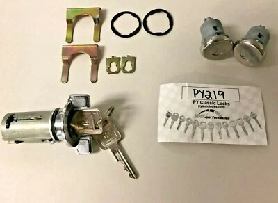 1971-1978 Bonneville, Catalina & Grandville- Ignition & Door Lock set- GM Keys - Image 1 of 3