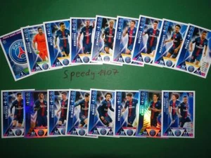 Topps Champions League 2018 2019 tutti i 18 Paris PSG Mbappé completo Match Attax - Foto 1 di 1