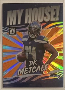 2021 Donruss Optic DK Metcalf  My House Silver Holo Prizm MH-18 - Seahawks