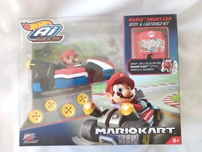 Hot Wheels AI Mario Kart Smart Car Body & Cartridge Kit New - Image 1 of 4
