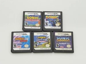 Sonic: Classic /Colors /Racing /Rush /Chronicles (Nintendo DS Games) Authentic - Picture 1 of 8