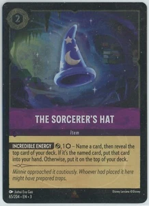 THE SORCERER'S HAT (Rare) Disney Lorcana Inklands Cold Foil Card #65 - Picture 1 of 2