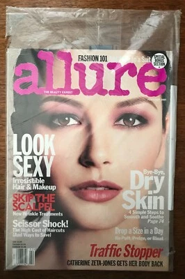 Catherine Zeta-Jones - Allure magazine - February 2001 - factory sealed! - Image 1 of 4