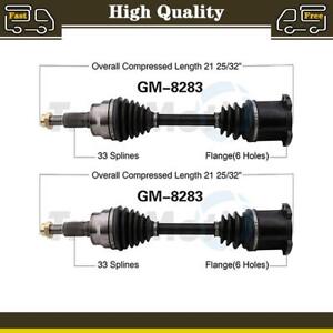 For 2003~2014 Chevrolet Express 1500 2X Front CV Axle Shaft CV Joints