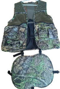 PRIMOS Hunting Vest 2XL/3XL Camo MANY Zip Pockets-AMMO Vented Duck + CUSHION EUC - Picture 1 of 19