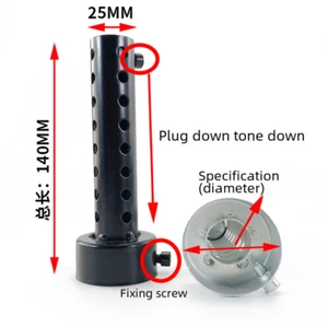 Silenciador moto Can DB Killer 35/42/45/48/60 mm caja escape silenciador - Imagen 1 de 17