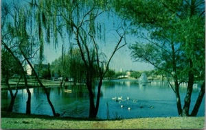 Texas State Fair Grounds LAGOON Dallas, Texas TX c1958 Postcard - Picture 1 of 2