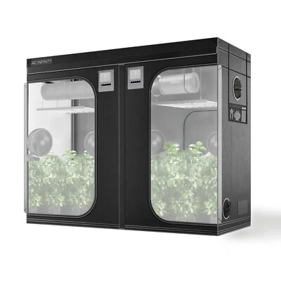 CLOUDLAB 894, Advance Grow Tent 8x4 Hydroponics Indoor Plant Box 96” x 48” x 80” - Image 1 of 4