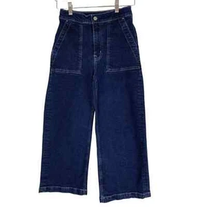 J. Crew Mercantile jeans Cropped Wide Leg - SZ 25 - Picture 1 of 8