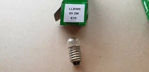 Bombilla globo panel tornillo 6v 2w LLB990 tablero advertencia 6 voltios lucas vintage ES E10 MES - Imagen 1 de 1