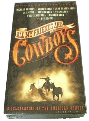 ALL MY FRIENDS ARE COWBOYS~ Roy Rogers Johnny Cash 1998 TV Show- SEALED VHS TAPE Foto 1 de 4
