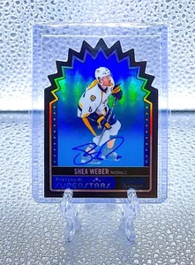 SHEA WEBER 2014 O-Pee-Chee Platinum #PS-8 SUPERSTARS RAINBO AUTOGRAPHS /5 HOF - Picture 1 of 2