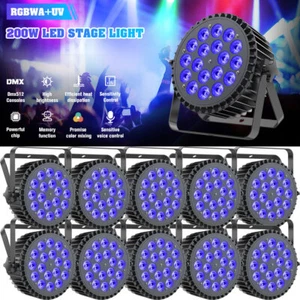 270W 18 Led RGBWA UV light 6in1 Stage Par Light DMX512 DJ Disco Party Wash light - Picture 1 of 15