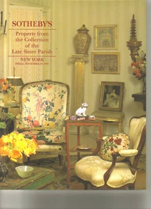 SOTHEBY'S Property from the Collection of the Late Sister Parish Auction Catalog - Imagen 1 de 1